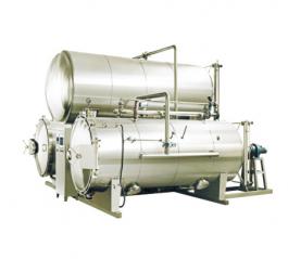 Full water static double tank type retort sterilizer